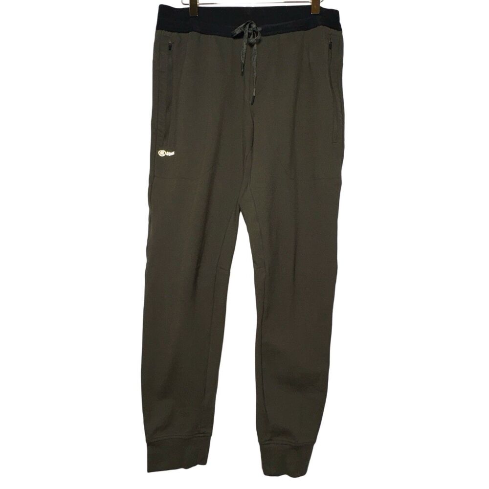 Roark Men's Pants Run Amok El Morro Fleece Green Medium Joggers Performance
